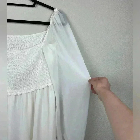 WILFRED Women's Large Tempest Mini Dress Light Birch NWT Bridal Bride Wedding - Picture 11 of 16